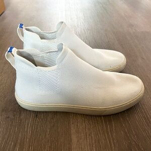 Rothy's Chelsea Boots, White, 8.5